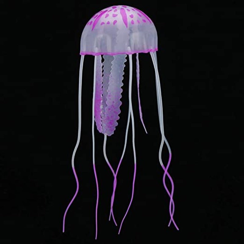 Glowing Effect Jellyfish Ornament For Aquarium