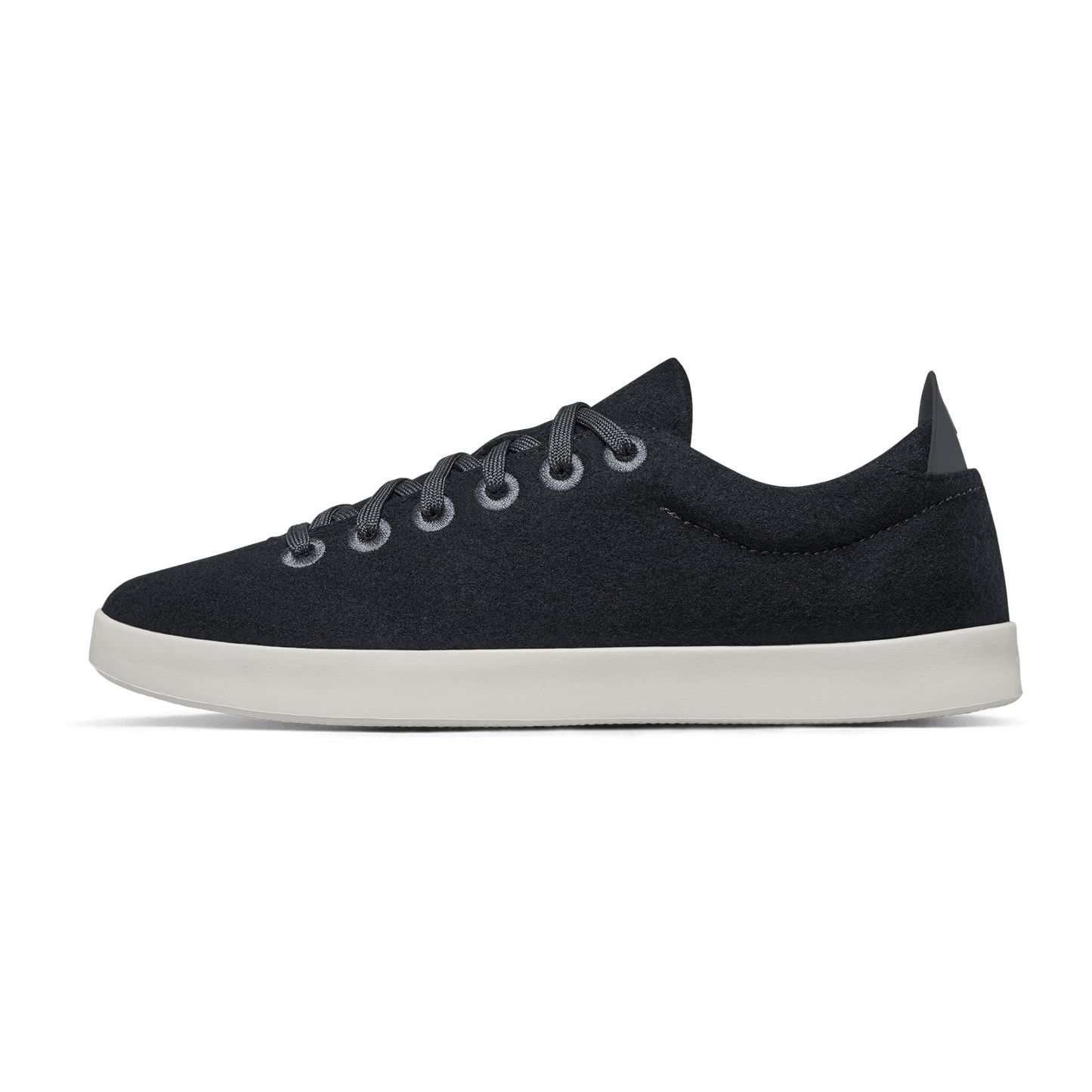 Men's Wool Piper - True Black (White Sole)
