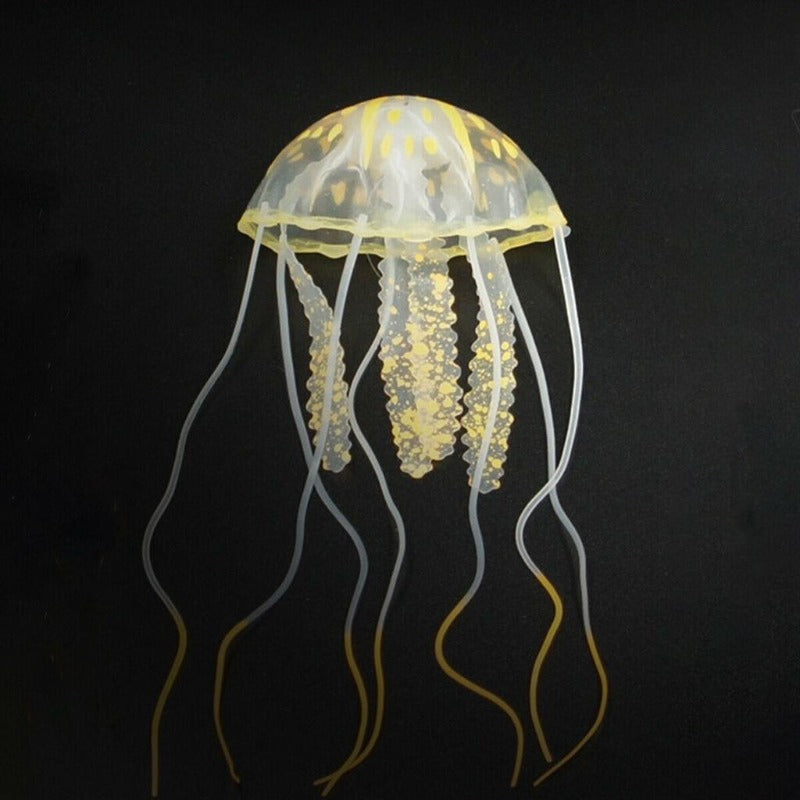 Glowing Effect Jellyfish Ornament For Aquarium