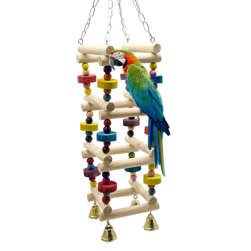 Wooden Bird Swing Ladder Toy