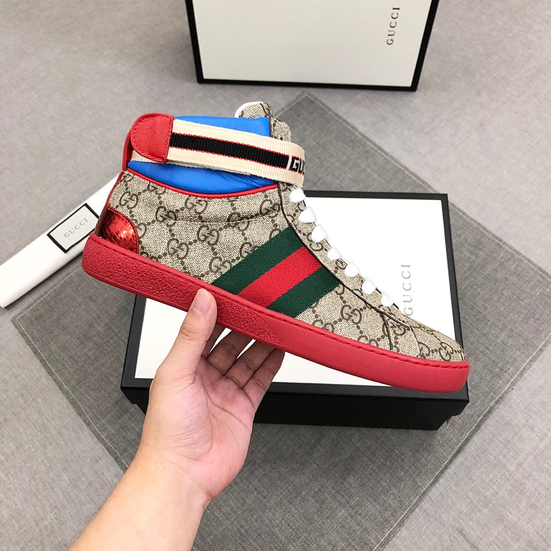Luxury 2G Retro High Top Casual Shoes 0424082605