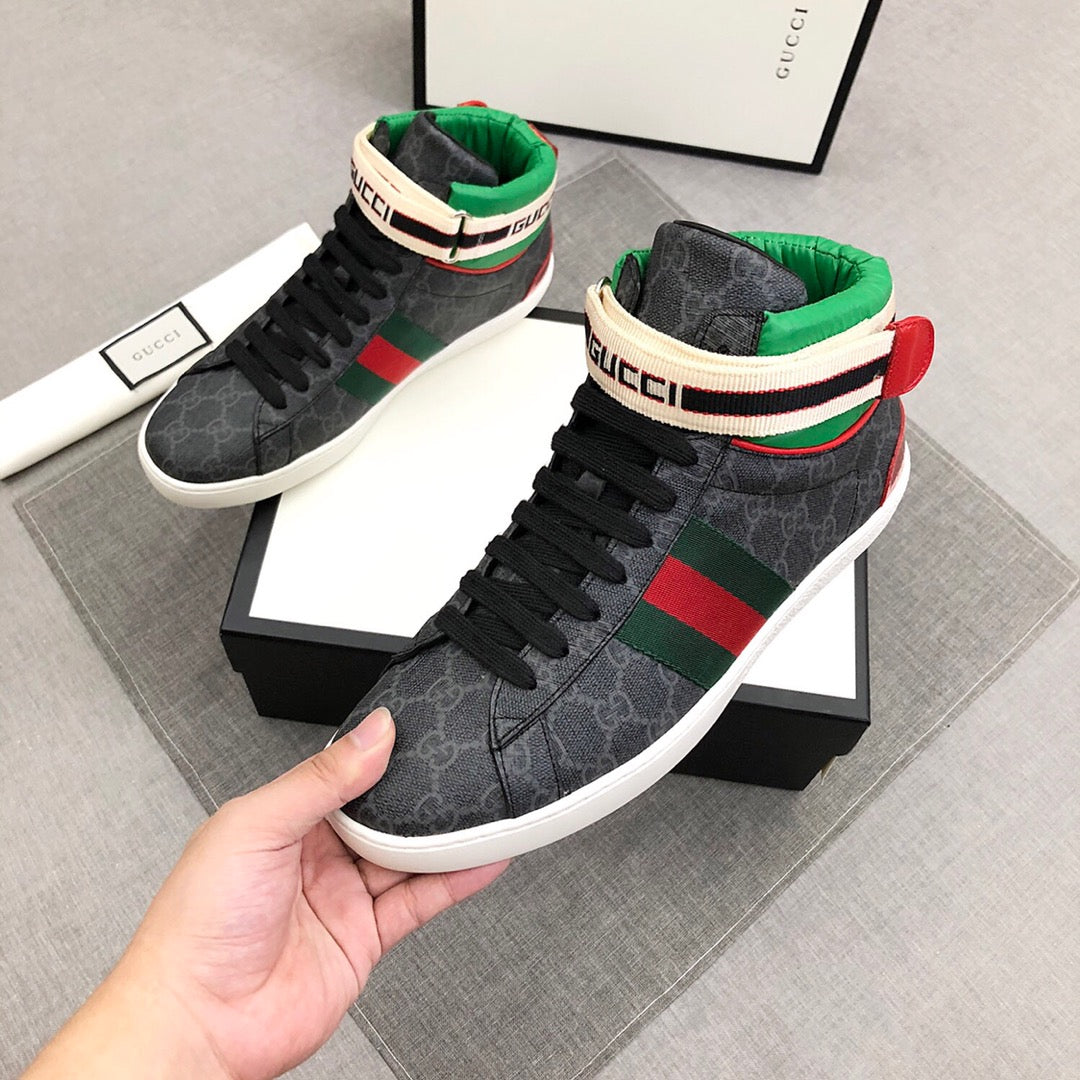 Luxury 2G Retro High Top Casual Shoes 0424082605