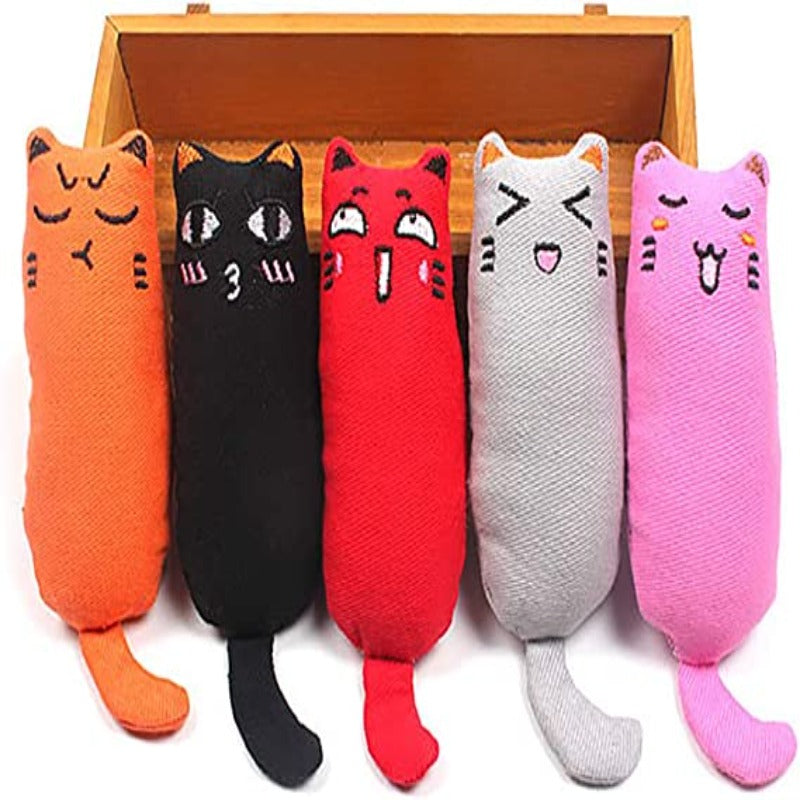 5Pcs Cat Bite Chew Toy