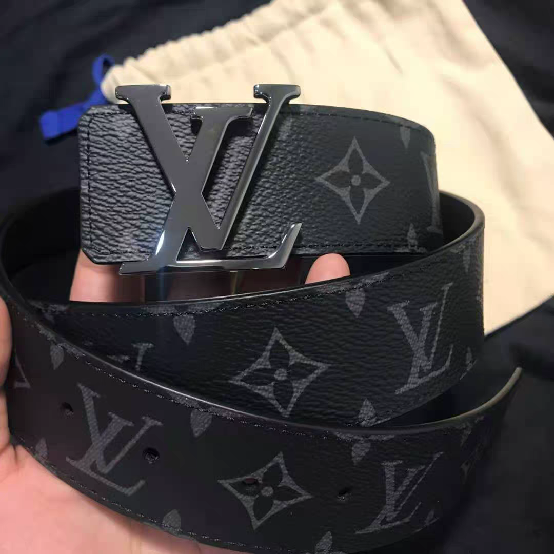 MONOGRAM STYLE LEATHER BELT AMAZING
