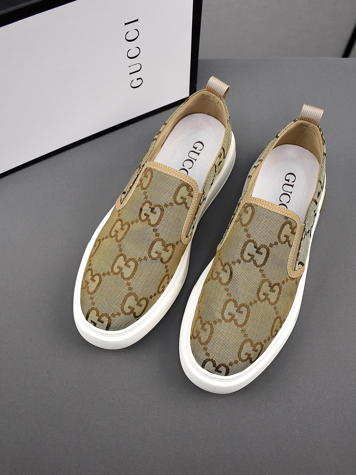 New Classic G Logo Canvas Casual Fashion Slip-on Shoes XC0424040801