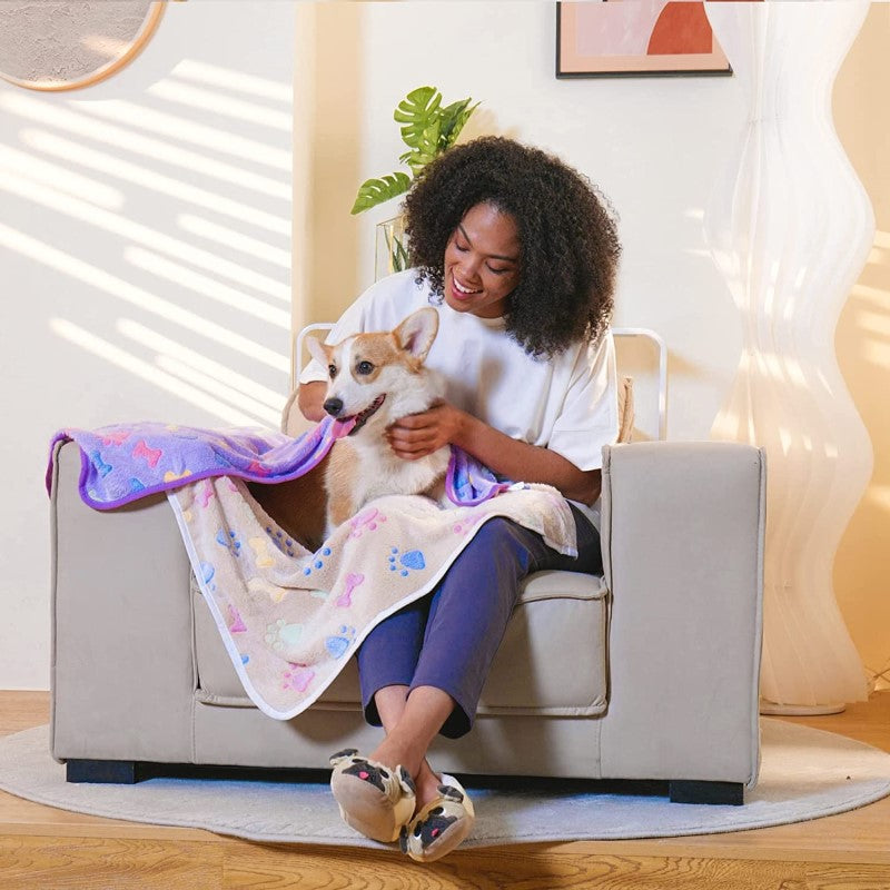 Super Soft Fluffy Premium Fleece Pet Blanket