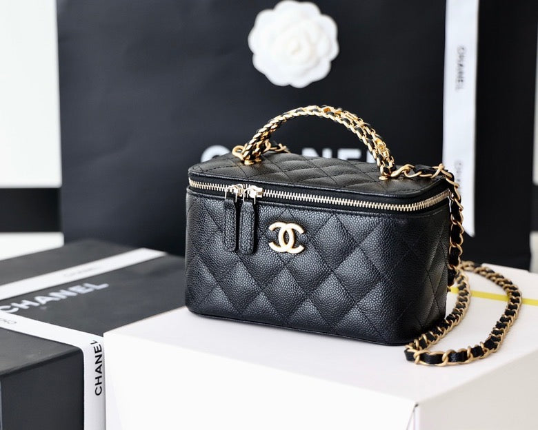 CHA Small Vanity Case Black For Women 0425031912
