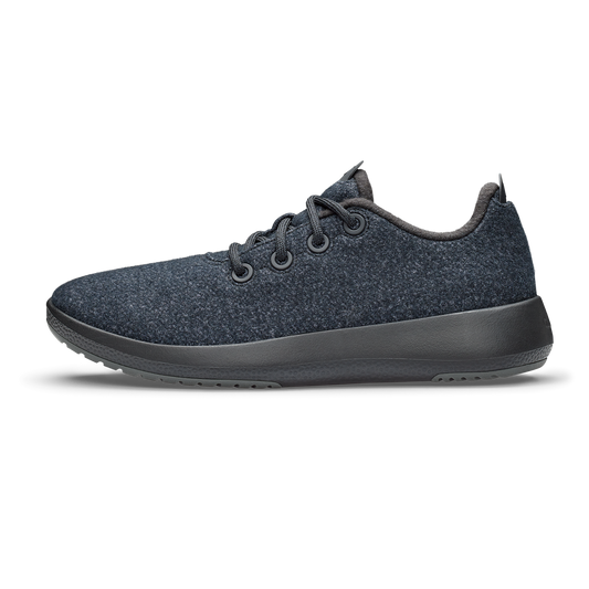 Men's Wool Runner Mizzle - Natural Black (Natural Black Sole)