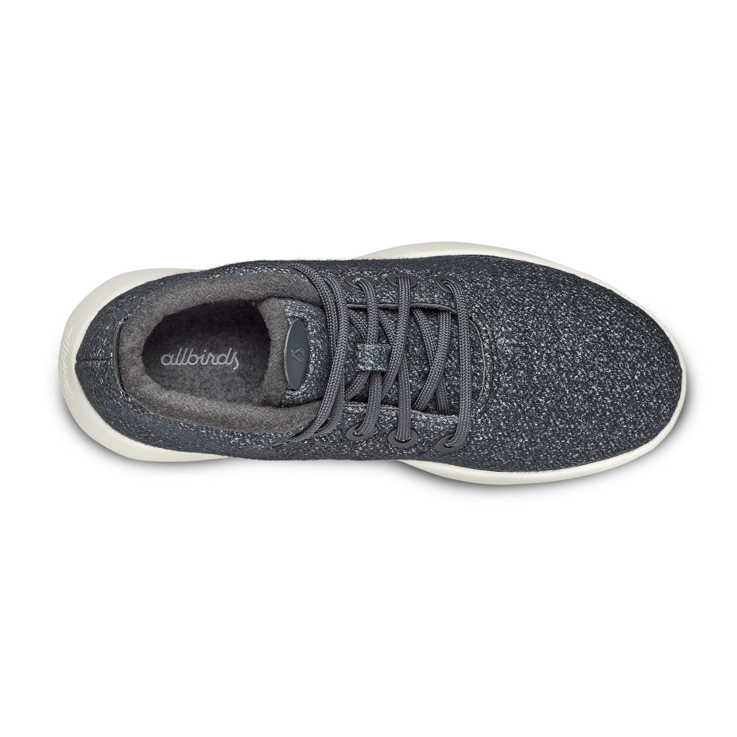 Men's Wool Runner-up Mizzle - Dark Grey (Natural White Sole)