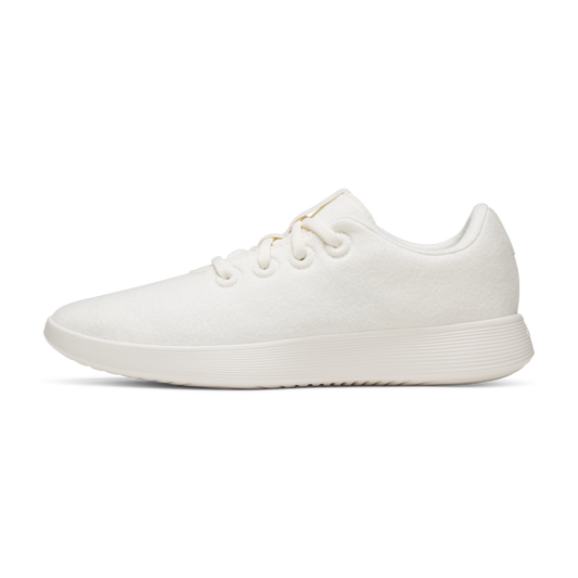 Men's Wool Runner NZ - Natural White (Natural White Sole)