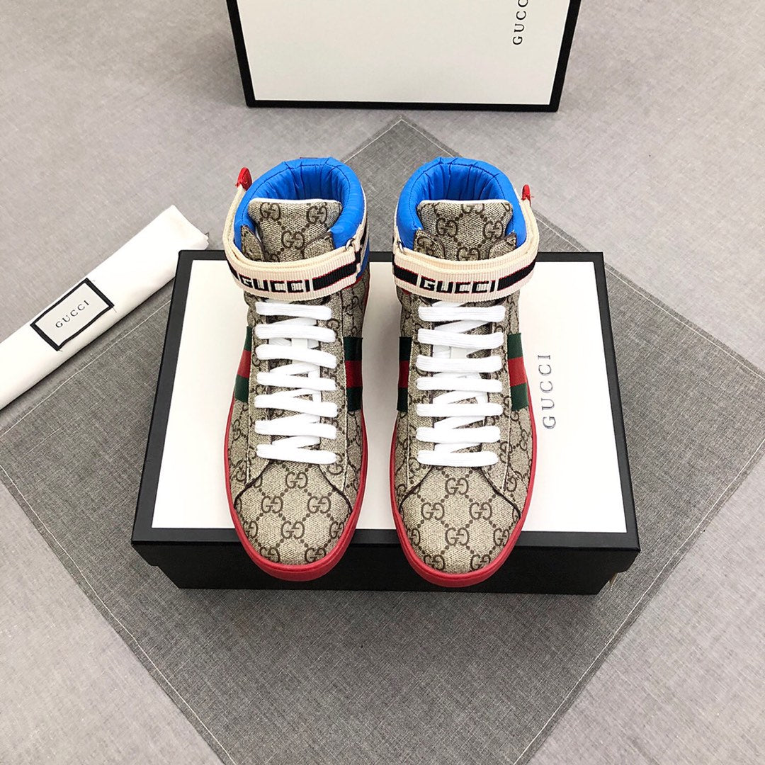 Luxury 2G Retro High Top Casual Shoes 0424082605