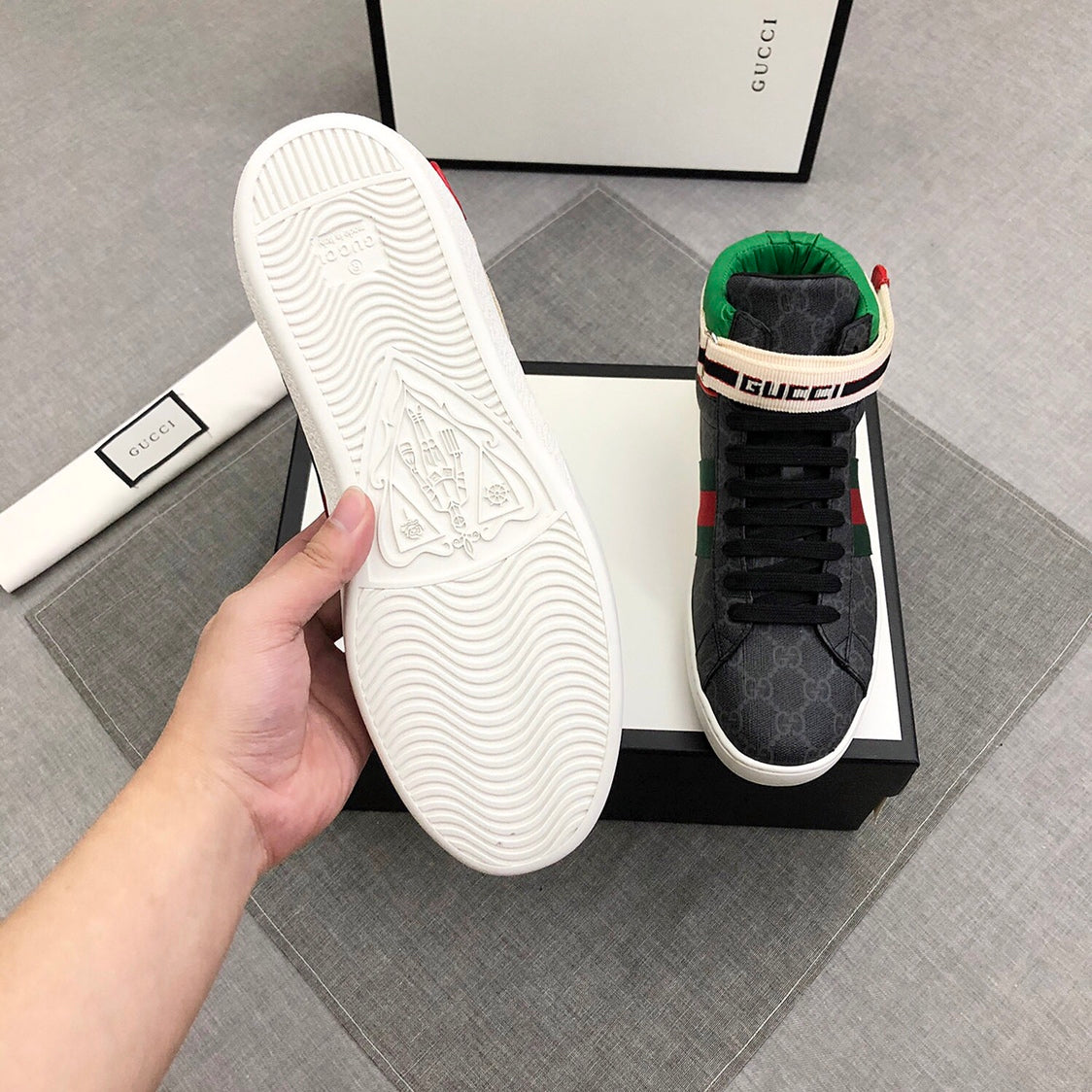 Luxury 2G Retro High Top Casual Shoes 0424082605