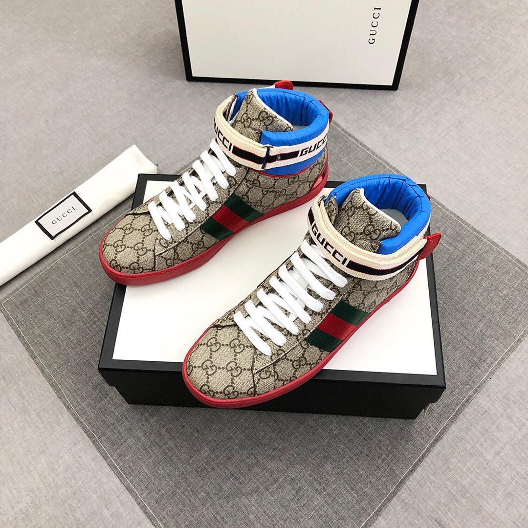 Luxury 2G Retro High Top Casual Shoes 0424082605