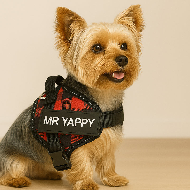 Personalized No Pull Dog Harness With Name And Number