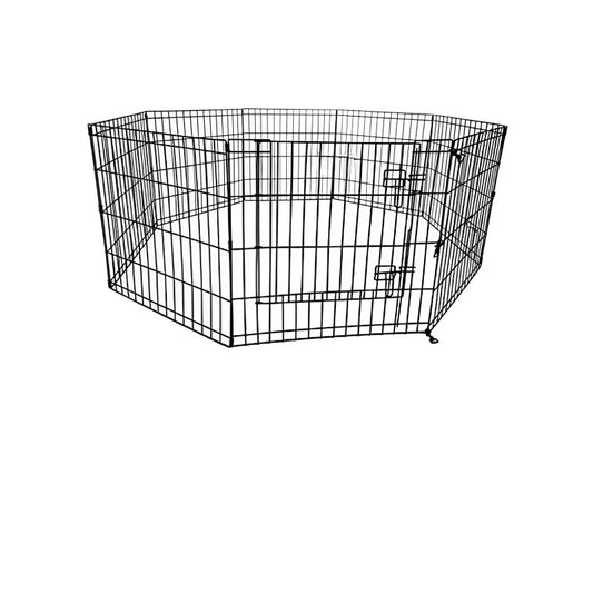 Portable Indoor Outdoor Exercise Pen With Door