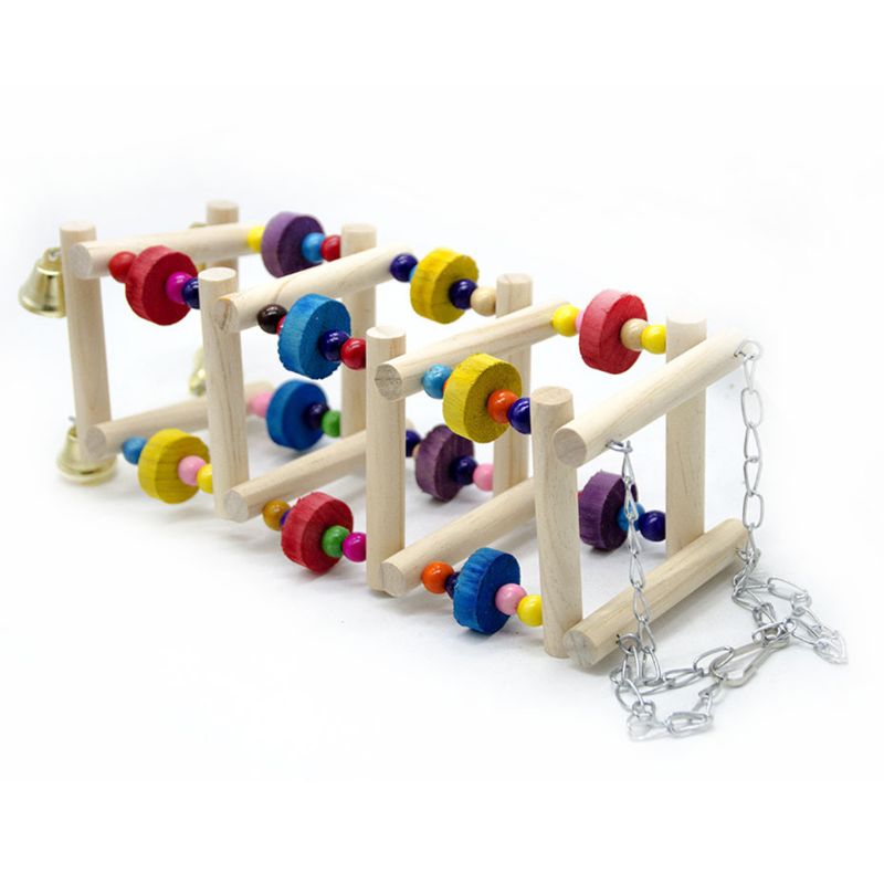 Wooden Bird Swing Ladder Toy
