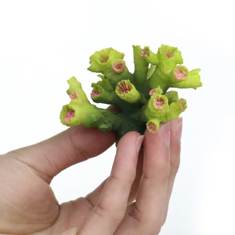 Resin Reef Coral Water Plant Ornament For Aquarium