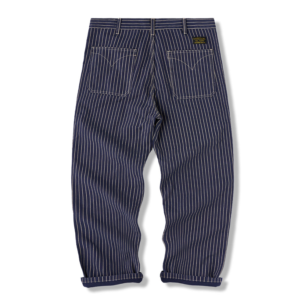 WABASHストライプカーゴパンツ