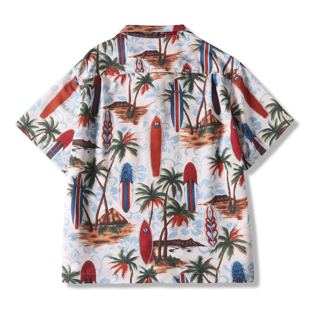 トロピカル総柄アロハシャツ