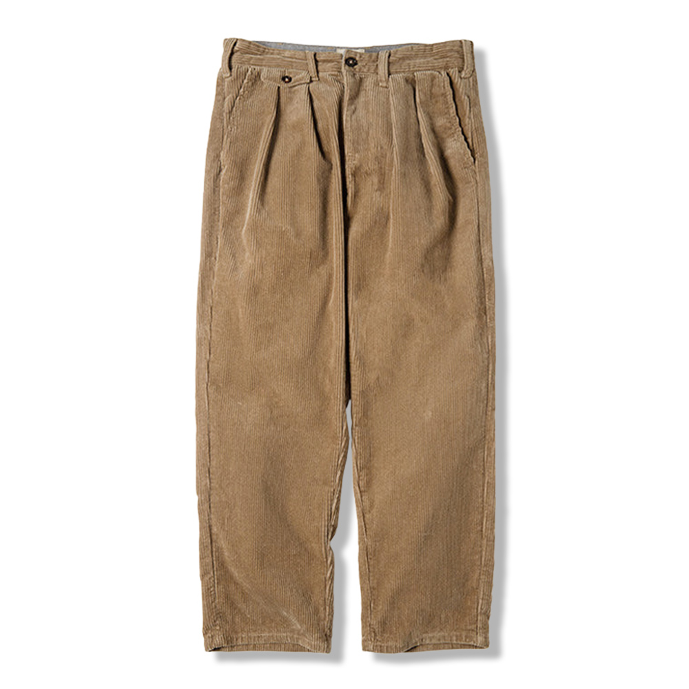 アメリカヴィンテージ　ダブルタック入りコーデュロイワイドパンツ