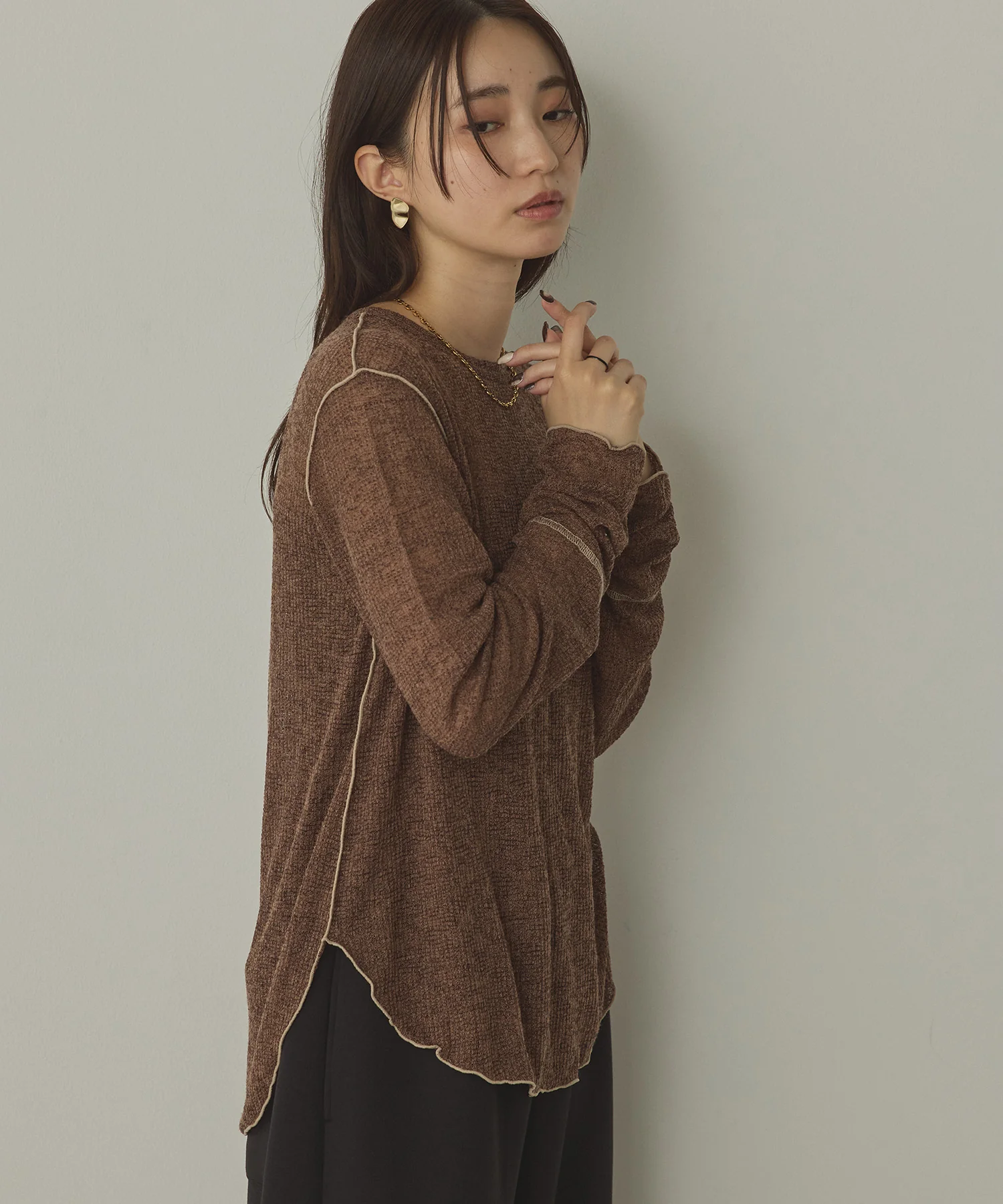 【新色追加】配色メロウ シアートップス