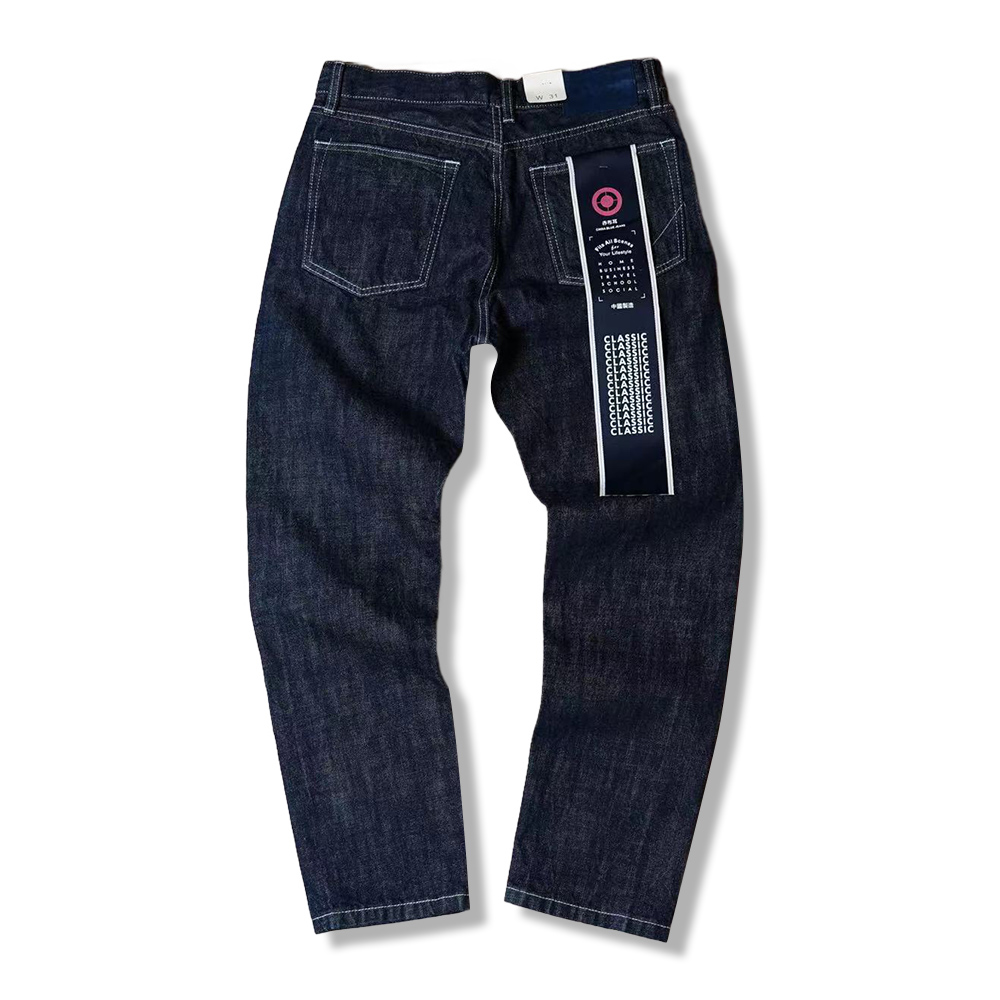 限定モデル　アメカジストレートセルビッチデニムパンツ