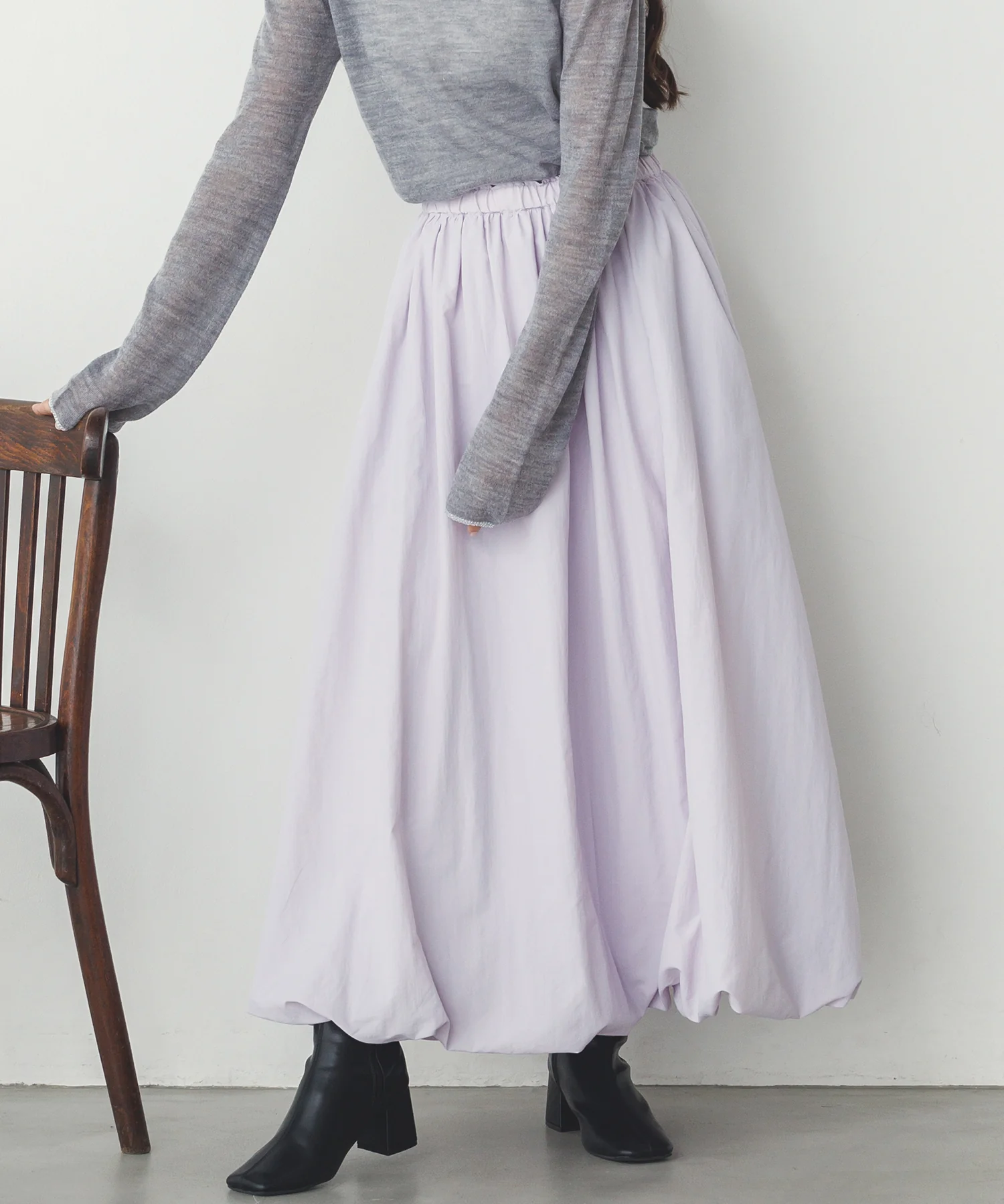 ナイロン バルーンスカート