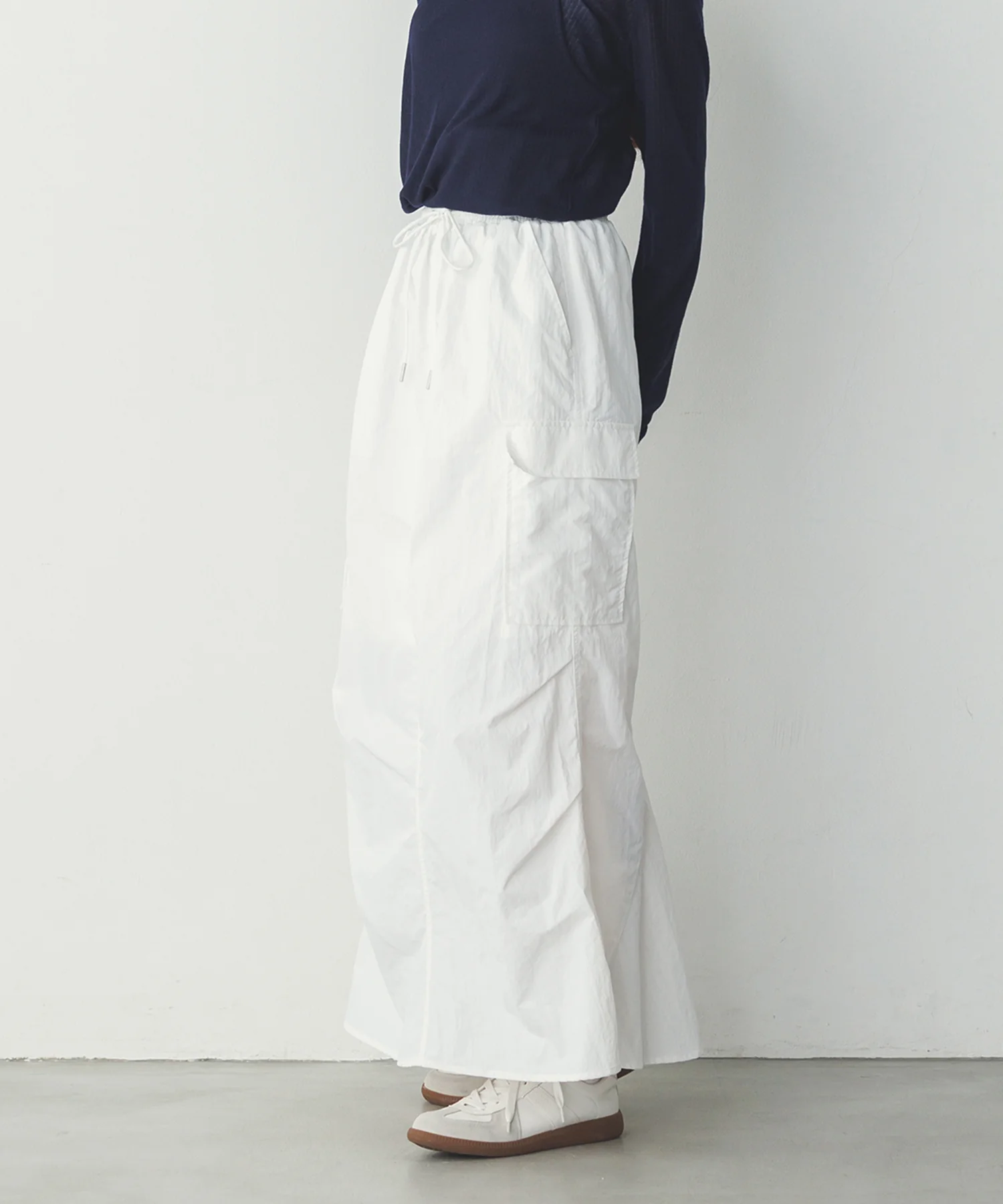 【撥水加工】グログラン カーゴスカート